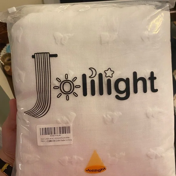 Elegant White Sheer Curtains - Picture 2 of 3